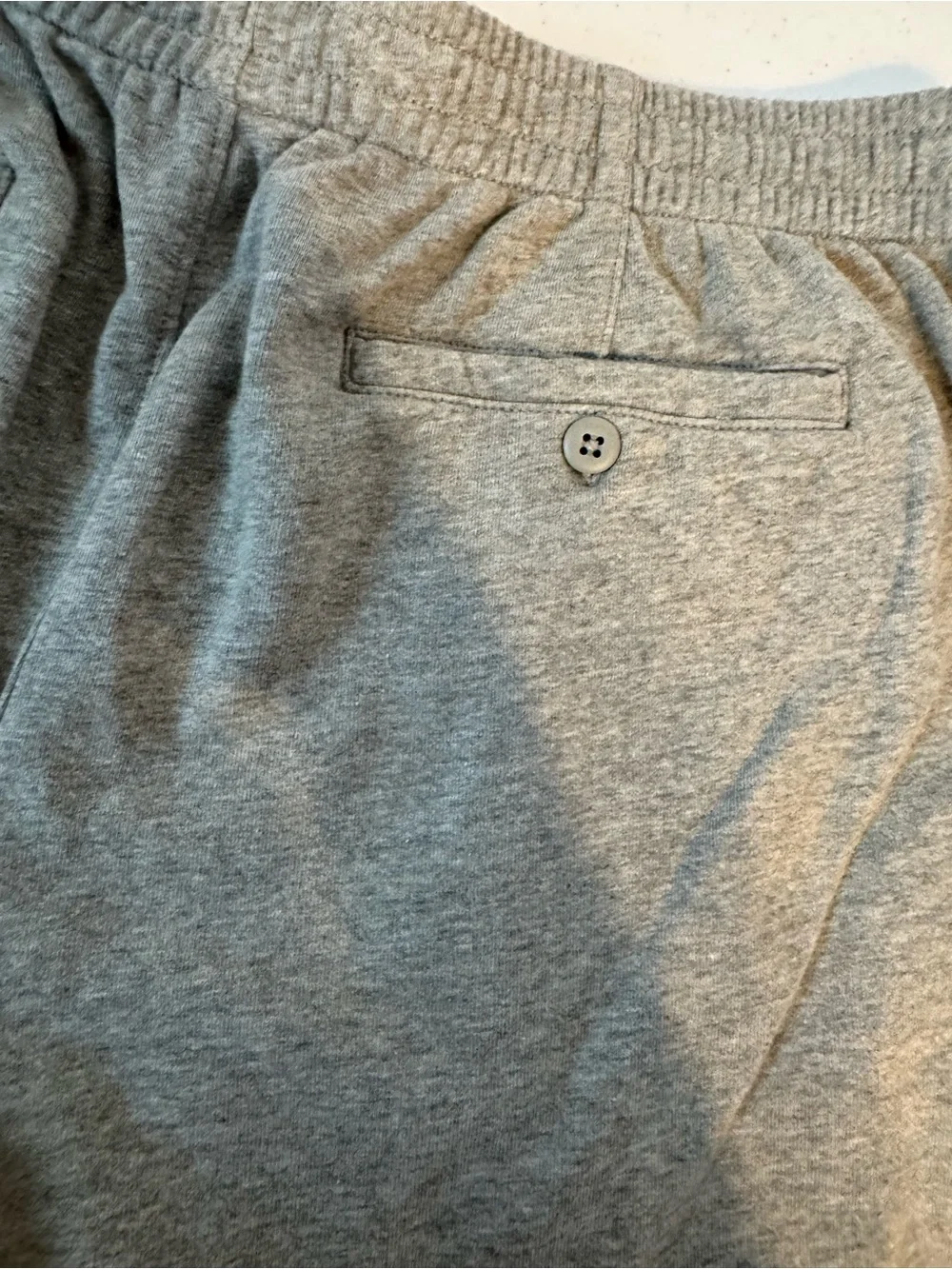 J. Crew Men's Heather Gray Drawstring Athletic Shorts Medium NWT